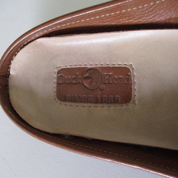 Duck Head Womens Tan Leather Driving Moccasin Slip-on Loafer Shoe - Size 8M - Picture 6 of 8